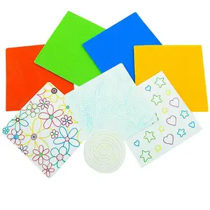 Plaques motifs pour frottage motifs