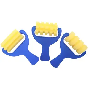 Comparateur de prix : Eduplay Lot de 3 rouleaux éponge pour peinture