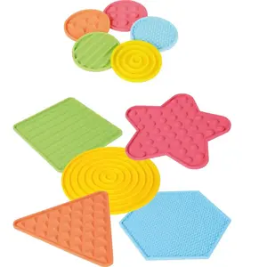 Set sensoriel, plateau en silicone, 10 pièces (5 grandes-5 petites)Vendu paramazon
