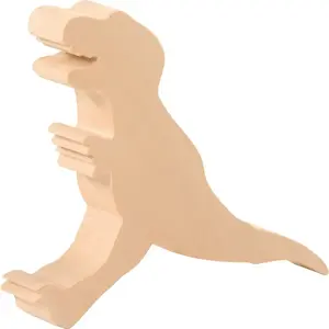 Dinosaures en bois sculpté, set de 3Vendu paravenue-des-jeux