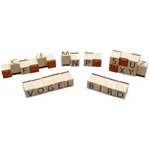 Tampon Alphabet arrondi, set de 26