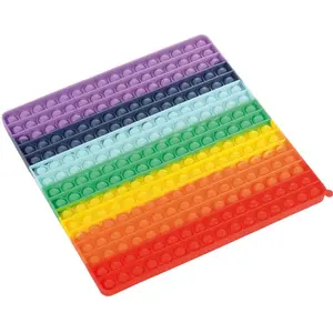Eduplay Plaque Pop it arc-en ciel 30cm pas cher