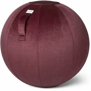 Siège ergonomique en velours synthetique chianti 70 cm VARM - VLUV pas cher