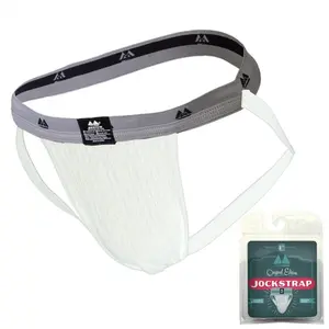 Comparateur de prix : MM Edition Supporter Jockstrap pour Hommes, Blanc/Gris, m