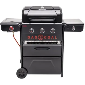 Comparateur de prix : Barbecue gaz et charbon CHAR-BROIL Gas2Coal 330 Édition Spéciale
