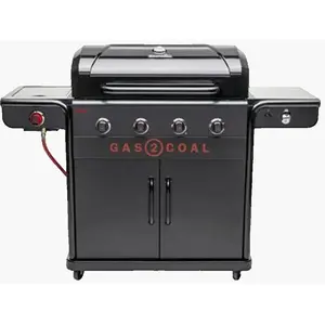 Comparateur de prix : Barbecue gaz et charbon CHAR-BROIL Gas2Coal 440 Édition Spéciale