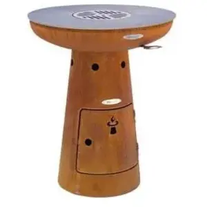Comparateur de prix : Remundi Barbecue brasero en acier Nero Hauteur 75 cm Diamètre 62 cm