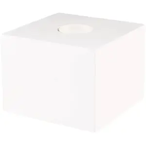 lampe à poser Segula Cozy, hêtre blanc, forme cubique, E27 pas cher