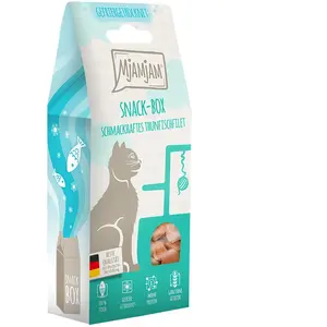 35g MjAMjAM Snackbox Savoureux filet de thon Snacks pour chats MjAMjAM pas cher