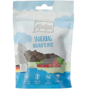 Comparateur de prix : 125g MjAMjAM Snackbag canard savoureux Friandises pour chats MjAMjAM
