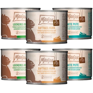 6x200g Mixpack MjAMjAM pur plaisir de la viande mix (3 sortes) Nourrit... pas cher