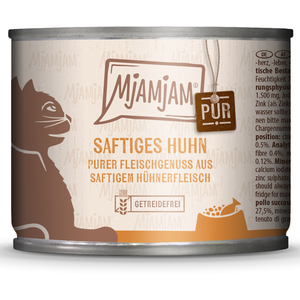 Comparateur de prix : 6x200g de poulet juteux pur MjAMjAM nourriture pour chat humide