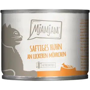 Comparateur de prix : MjAMjAM 6 x 200 g pour chat - poulet, carottes