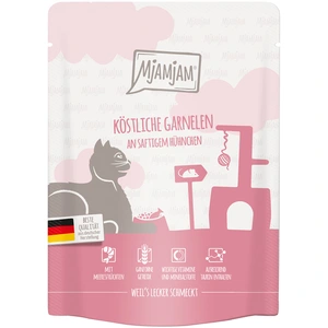 Comparateur de prix : MjAMjAM 6 x 300 g pour chat - crevettes, poulet