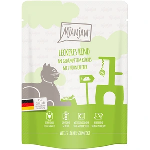 Comparateur de prix : MjAMjAM 6 x 300 g pour chat - boeuf, potiron