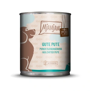 6x800g MjAMjAM Délice de viande pure dinde - Nourriture humide pour chien pas cher