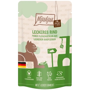 MjAMjAM sachet fraîcheur pur plaisir de la viande 12 x 125 g - pur boeuf pas cher