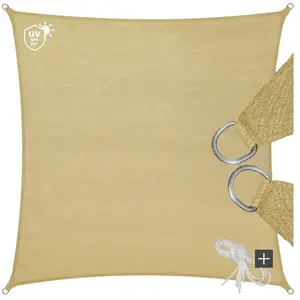 Tectake Voile d'ombrage triangulaire Rectangulaire avec une protection uv 50+ pas cher