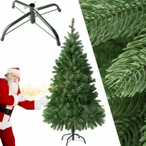 Tectake Sapin de Noël Artificiel moulé par injection fidèle à la nature vert pas cher