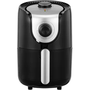 Friteuse à air chaud LINSAR Mini 1.5L - Noir et Argent - Réglage de température et minuterie - Nettoyage facileVendu paramazon