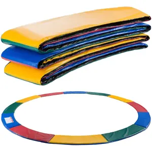 Coussin de Protection pour Trampoline AREBOS - Modèle 457 cm - Multico... pas cher