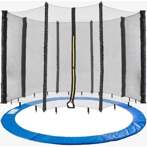 Comparateur de prix : AREBOS Coussin de Protection pour Trampoline 305 cm + Filet pour 8 tiges