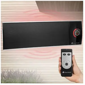 Comparateur de prix : BLUMFELDT Cosmic beam ultra chauffage terrasse infrarouge 2200w ipx4 -noir