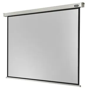 Ecran de projection motorisé Celexon PRO 180x135 - 4:3 - Gain 1.2x - Dos noir - Contours noirs pas cher