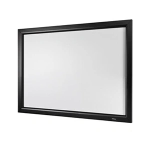 Ecran de projection - CELEXON - Cadre Home Cinéma - 160 x 90 cm - Blanc mat - Gain 1.2 - Dos noir