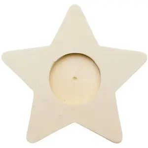 Bougeoir étoile, set de 3 pces