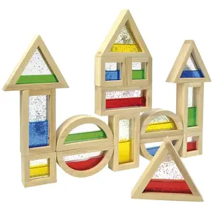 Eduplay Blocs avec paillettes, set de 16 pces pas cher