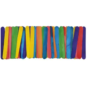 Comparateur de prix : Bâtonnet à bricoler multicolore grand, set de 50