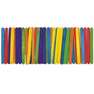 Comparateur de prix : Bâtonnet à bricoler multicolore petit, set de 50