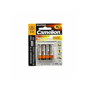 Camelion - 4 piles rechargeables ( accus ) AAA / HR03 NiMH 1000mAh pas cher