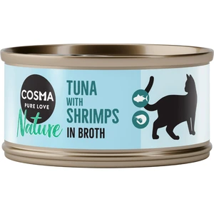 6x70g thon / crevettes Cosma - Nourriture pour Chat pas cher