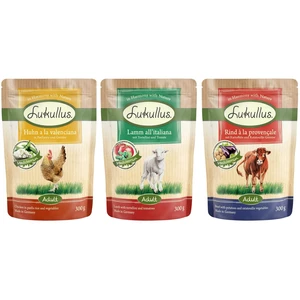 6x300g lot méditerranéen Lukullus - Nourriture pour chien pas cher