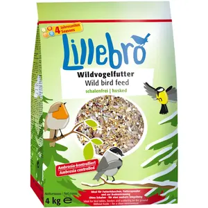 4kg Lillebro Nourriture sans déchets pour oiseaux sauvagesVendu parzooplus