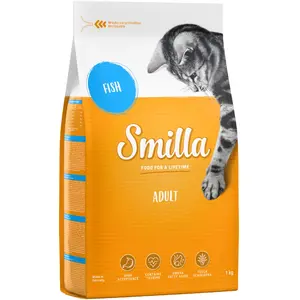 1kg Smilla Adult, poisson - Croquettes pour chat