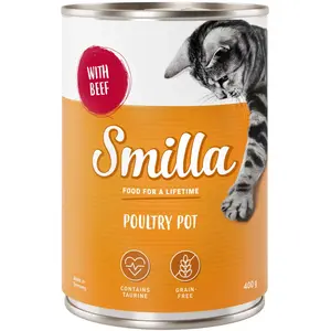 6x400g volaille, boeuf Smilla - Nourriture pour Chat pas cher