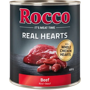 6x800g Real Hearts boeuf Rocco - Nourriture pour chienVendu parzooplus