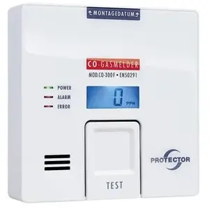 Comparateur de prix : Inconnu Détecteur de gaz - Protector - CO-300F - Piles - Intérieur - Mural - Rectangulaire