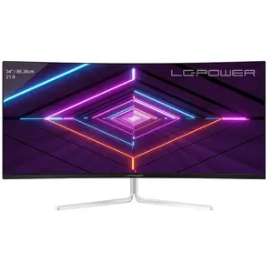 LC-Power Lc-m34-uwqhd-100-c-v3 - 34" Ultrawide Qhd 100hz Courbé Blanc pas cher
