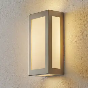 CMD Applique d'extérieur LED à capteur Aqua Rain, inoxVendu parluminaire