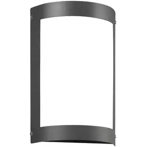 CMD Applique murale LED Aqua Marco, acier inoxydable, anthracite, capt...Vendu parluminaire