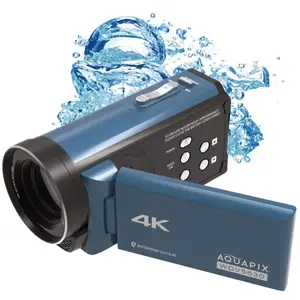 Aquapix WeGeek Easypix WDV5630 Greyblue Camcorder 7,6 cm 3 inch 13 MP Grey-Blue pas cher