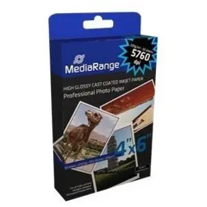 Comparateur de prix : MediaRange MRINK104 Papier photo A6 Brillant (10x15cm) 50 Feuilles, 220 g/m2
