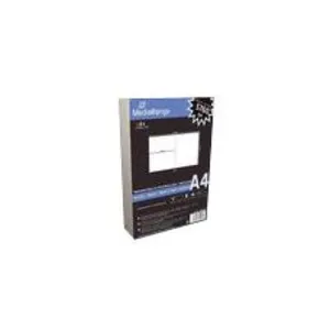 MediaRange - Blanc mat - 265 x 149 mm - 130 g/m² - 50 feuille(s) (50 feuille(s) x 1) inserts pour boîtiers BDVendu parfnac