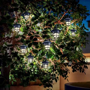 Comparateur de prix : Guirlande solaire - ESOTEC - Asia Style - 10 lampions - Blanc chaud - 8 modes
