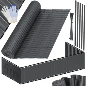 KESSER Natte pare-vue en pvc Clôture pare-vue Habillage de balcon Coupe-vent Lamelles renforcées résistantes aux intempéries pour jardin balcon terrasse pas cher