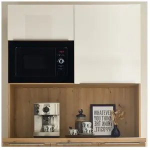 Respekta - Micro-ondes encastrable 17 l noir 700 watts pas cher